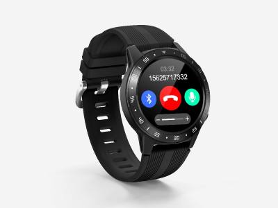 Maxcom Smartwatch FitGo FW37 Argon IP67 320mAh Μαύρο Silicon Band