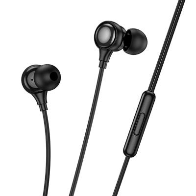 Hands Free Hoco M116 Benevolent Stereo USB-C με Μικρόφωνο 1.2m Μαύρα Συμβατά με Όλες τις USB-C Συσκευές