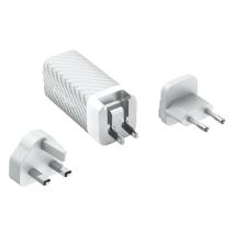 Φορτιστής Ταξιδίου Energizer A65MU PD65W Γρήγορης Φόρτισης 1 x USB-C 1 x USB-A   EU / UK / US Ασημί GaN Tech