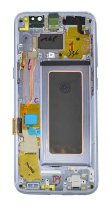 Γνήσια Οθόνη & Μηχανισμός Αφής Samsung SM-G950F Galaxy S8 Γκρί, Βιολετί GH97-20457C, GH97-20473C