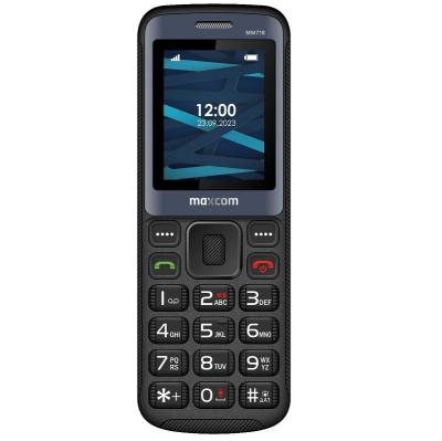 Maxcom MM718L 1.77" 4G VoLTE  με  Ραδιόφωνο, Φακό και Ανοιχτή Ακρόαση Μαύρο