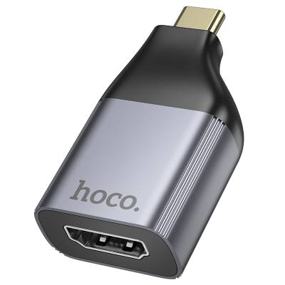Αντάπτορας Hoco UA33 USB-C σε HDMI 4K 30Hz (3840 x 2160P) Θηλυκό Γκρι