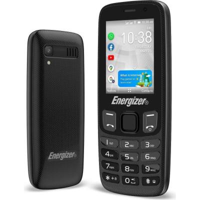 Energizer E242S+ 512MB/4GB Dual Sim 4G 2.4" KaiOS 2000mAh με Κάμερα Μαύρο