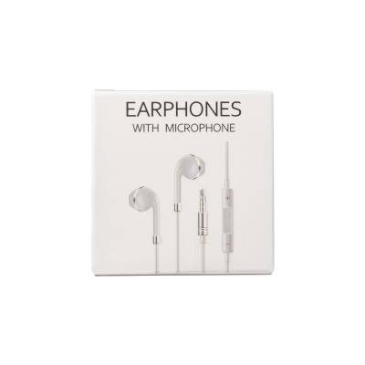 Hands Free Leki Orange Concept 3.5 mm Λευκά με Μικρόφωνο