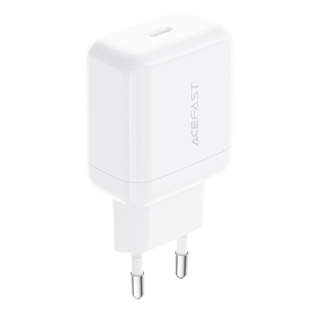 Φορτιστής Ταξιδίου Acefast A130 Fast Charging USB-C PD20W 3.0A Λευκός