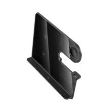 Επιτραπέζια Βάση Ασύρματης Φόρτισης Hoco CQ19 Falcon 3-σε-1 15W Κάθετη Φόρτιση 3 Συσκευών Μαύρη