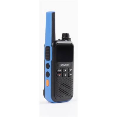 Walkie Talkie Sencor SMR 700 Blue με 16 Κανάλια VOX  IP54 Ακτίνα Λειτουργίας 8km και 2.5mm Jack