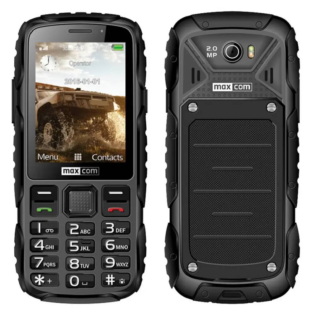 Maxcom MM920 L 2.8" Water-dust proof IP67 με Φακό, Ραδιόφωνο (Λειτουργεί χωρίς Handsfree) και Κάμερα Μαύρο
