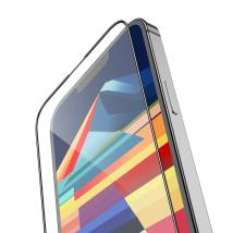 Tempered Glass Hoco A12 Plus Nano 3D Full Screen Edges Protection 9H με Μαύρο Περίγραμμα για Apple iPhone 15 Plus / 16 Plus