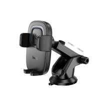 Βάση Στήριξης Αυτοκινήτου Hoco HW32 Crown με Wireless Fast Charger έως 15W και Επεκτεινόμενο Βραχίονα Μαύρη 4.5"-7"