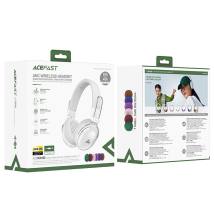 Wireless Ακουστικά Stereo Acefast H7 500mAh v5.4 ANC IP54 Λευκά