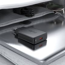 Φορτιστής Ταξιδίου Acefast A65 Ultra Thin Fast Charging 1xUSB-C PD20W QC3.0 GaN Μαύρος