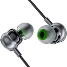 Hands Free Acefast L5 Earphones Stereo USB-C Braided Μαύρα 1.2m με Μικρόφωνο και Πλήκτρο Λειτουργίας Συμβατά με Όλες τις Συσκευέ