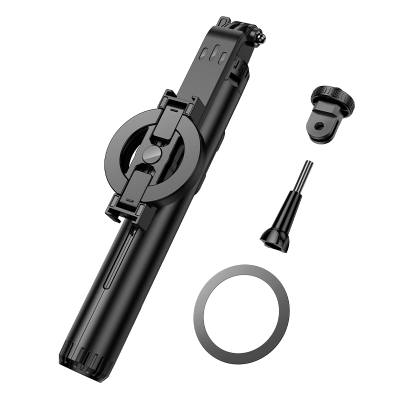 Selfie Stick Hoco K25 Sherkhan Live Broadcast και Τρίποδο για Συσκευές 4.5"- 7" 55mAh Ύψος 1.5m Μαύρο