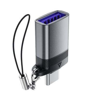 Αντάπτορας Acefast J7 USB-A σε USB-C Mini OTG USB3.0 10Gbps Μαύρος