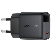 Φορτιστής Ταξιδίου Acefast A115 Fast Charging USB-C PD30W 3.0A GaN με LED Ένδειξη Φόρτισης Μαύρος