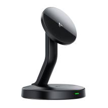 Επιτραπέζια Βάση Ασύρματης Φόρτισης Acefast E26 15W με LED Ένδειξη Λειτουργίας Συμβατή με MagSafe Μαύρη