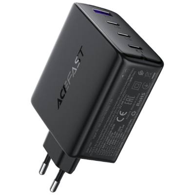 Φορτιστής Ταξιδίου Acefast A94 Fast Charging με 3xUSB-C + 1xUSB-A PD100W GaN Μαύρος