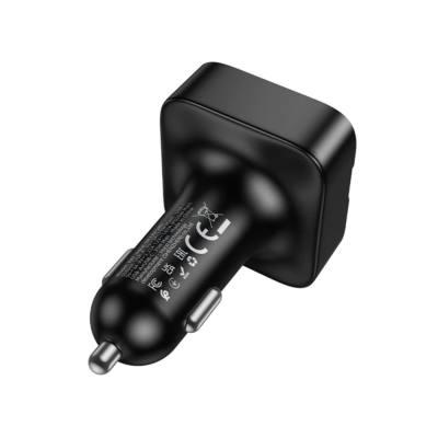 Bluetooth FM Transmitter Hoco E87 Delta 35W με 2xUSB-A και 1xUSB-C PD20W BT v5.4 Υποστηρίζει Αναπαραγωγή Μουσικής απο USB και Απ