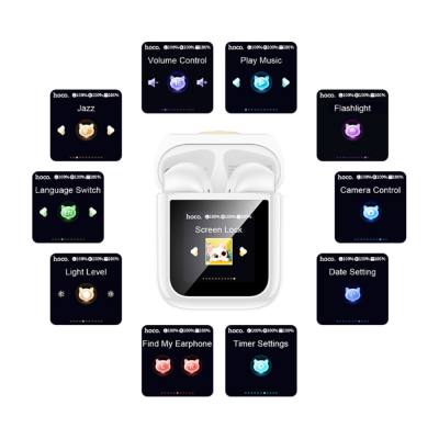 Wireless Hands Free Hoco EW86 Cat v5.4 300mAh 3.5 Ώρες Ομιλίας και Οθόνη Αφής Πολλαπλών Λειτουργιών Λευκά