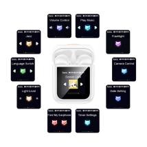 Wireless Hands Free Hoco EW86 Cat v5.4 300mAh 3.5 Ώρες Ομιλίας και Οθόνη Αφής Πολλαπλών Λειτουργιών Λευκά