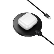 Ασύρματος Φορτιστής Hoco CW62 Peak PD15W Ultra-thin με Ψηφιακή Ένδειξη Φόρτισης 1.2m Μαύρος