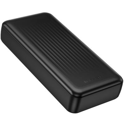 Power Bank Borofone BJ78A 20000mAh 5V/2A με 4 Θύρες 1xUSB-C, 2xUSB-A, 1xMicroUSB και LED Ένδειξη Μπαταρίας Μαύρο