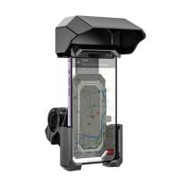 Βάση Στήριξης Hoco H31 Wild Wolf Ποδηλάτου και Μηχανής για Συσκευές 4.5"-7.7" με Προστατευτικό για Βροχή και Ήλιο