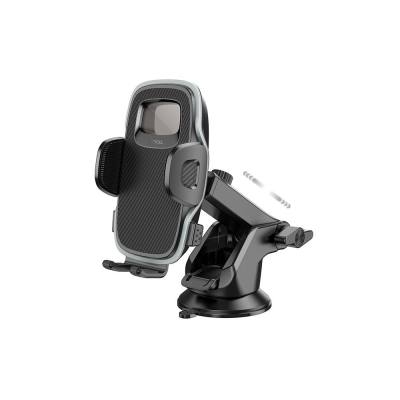 Βάση Στήριξης Αυτοκινήτου Hoco H15 Fair Console με Δυνατότητα Επέκτασης Βραχίονα Περιστρεφόμενη 360°  Μαύρη για Συσκευές 4.5"-7"