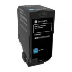 LEXMARK CS720/CS725/CX725 CYAN RET. P. TONER CRTR (74C20C0)