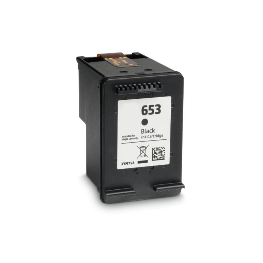 Μελάνι HP  Συμβατό 653XL 3YM75AE Σελίδες:790 Black για Deskjet Plus Ink Andvantage-6000, 6075, 6400, 6475