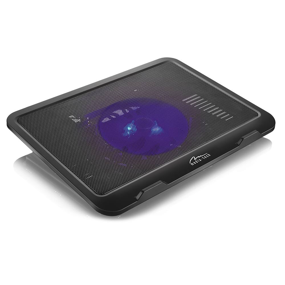 Laptop Cooler Media-Tech MT2660 Μαύρο για Φορητούς Υπολογιστές έως 14''