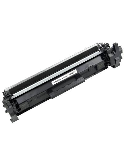 Toner HP  Συμβατό CF217A ME CHIP Σελίδες:1600 Black για Laserjet Pro-M102w, M102A,LaserJet Pro MFP-M130fn, M130fw, M130nw