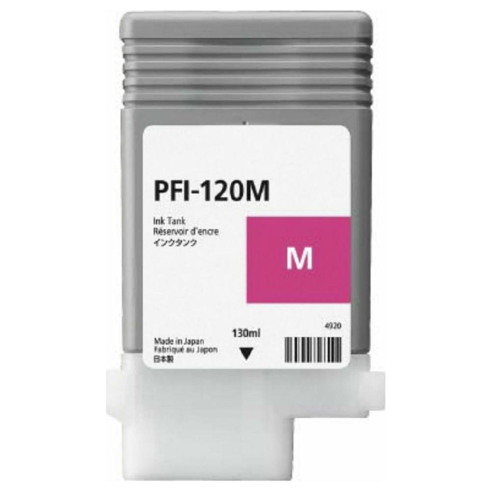 Μελάνι CANON Συμβατό PFI-120M 130ml Σελίδες:6000 Magenta για Σειρά IPF Μοντέλα TM-200, TM-205, TM-300, TM-305