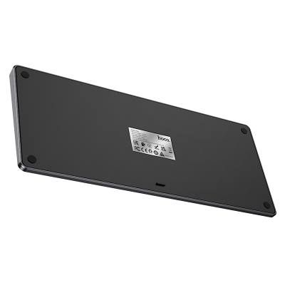 Ασύρματο Πληκτρολόγιο Hoco GM32 Wisdom 78 Πλήκτρα 2.4GHz+Bluetooth 5.0 Μαύρο