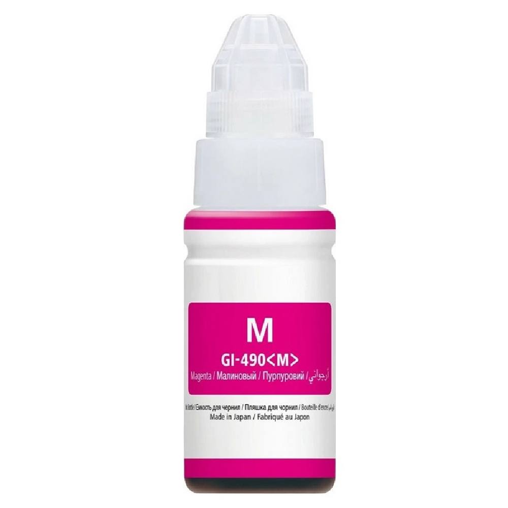 Μελάνι CANON Συμβατό GI-490 M (0665C001) 70ml Σελίδες:7000 Magenta για G1400, G2400, G3400