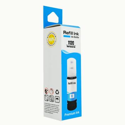 Μελάνι EPSON Συμβατό E112 C C13T06C24A 70ml Σελίδες:6000 Cyan C13T06C14A για L11160, L15150, L15160, L15180, L6460, L6490, L6550