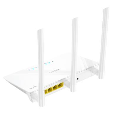 Wifi Router Hoco HI30 Wifi4 300Mbps 2.4GHz 3 x 5dBi Λευκό