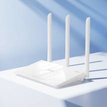 Wifi Router Hoco HI30 Wifi4 300Mbps 2.4GHz 3 x 5dBi Λευκό