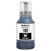 Μελάνι EPSON Συμβατό E112 C13T06C14A 127ml Σελίδες:7500 Black C13T06C14A για L11160, L15150, L15160, L15180, L6460, L6490, L6550