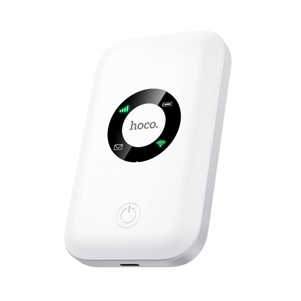 Φορητό Wifi Router Hoco DQ11 4G Wifi6 150Mbps 2.4GHz Λευκό