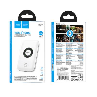 Φορητό Wifi Router Hoco DQ11 4G Wifi6 150Mbps 2.4GHz Λευκό