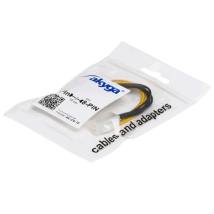 Αντάπτορας με Καλώδιο Akyga AK-CA-10 P4 4 pin Θηλυκό / P8 8 pin Αρσενικό P4+4 15cm