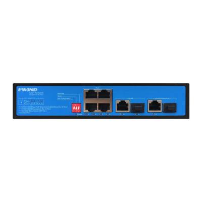 Ethernet Switch Ewind EW-S1907CG-AP 4x10/100/1000Mbps  + 1x1000Mbps  RJ45 Port+1x1000Mbps  SFP Port+ 1xCombo Port Gigabit PoE Sw
