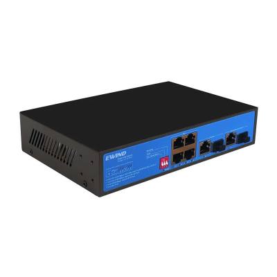 Ethernet Switch Ewind EW-S1907CG-AP 4x10/100/1000Mbps  + 1x1000Mbps  RJ45 Port+1x1000Mbps  SFP Port+ 1xCombo Port Gigabit PoE Sw