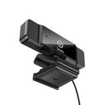 USB Webcam Hoco D100 1080p 30Fps Dual Microphone Μαύρη 1.5m
