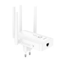 Wifi Repeater Hoco HI35 2.4Ghz 300Mbps και 4 Κεραίες Λευκό