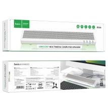 Computer Speaker Hoco BS66 Smooth 6W USB2.0 Bluetooth v5.0 και Κουμπιά Λειτουργιών Λευκό