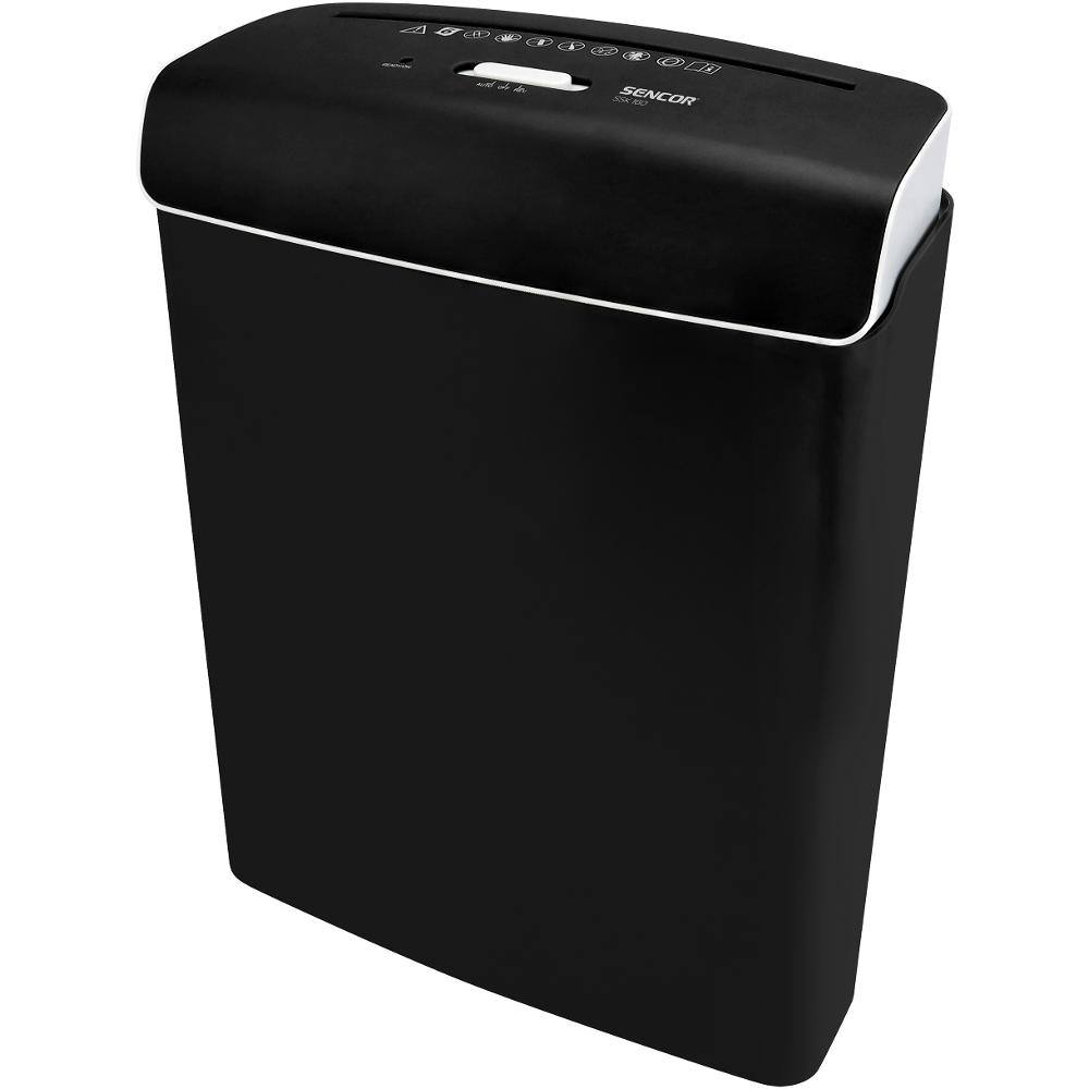 Κάθετος Καταστροφέας Εγγράφων Sencor SSK 160 6 Φύλλων με Καλάθι 7 Λίτρων