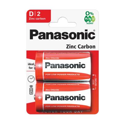 Μπαταρία Zinc Carbon Panasonic LR20 Size D Τεμ. 2